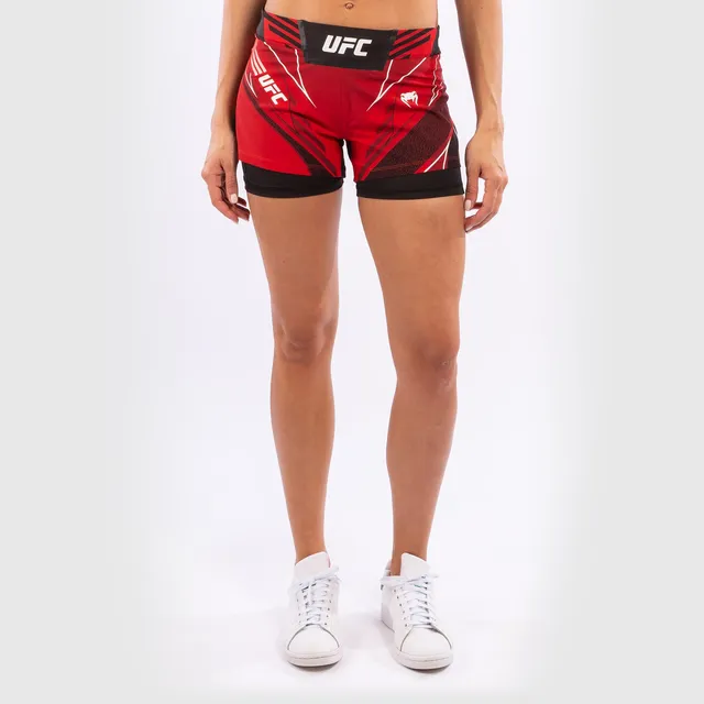 ufc-venum-authentic-fight-night-damen-shorts-short-fit-rot image 1