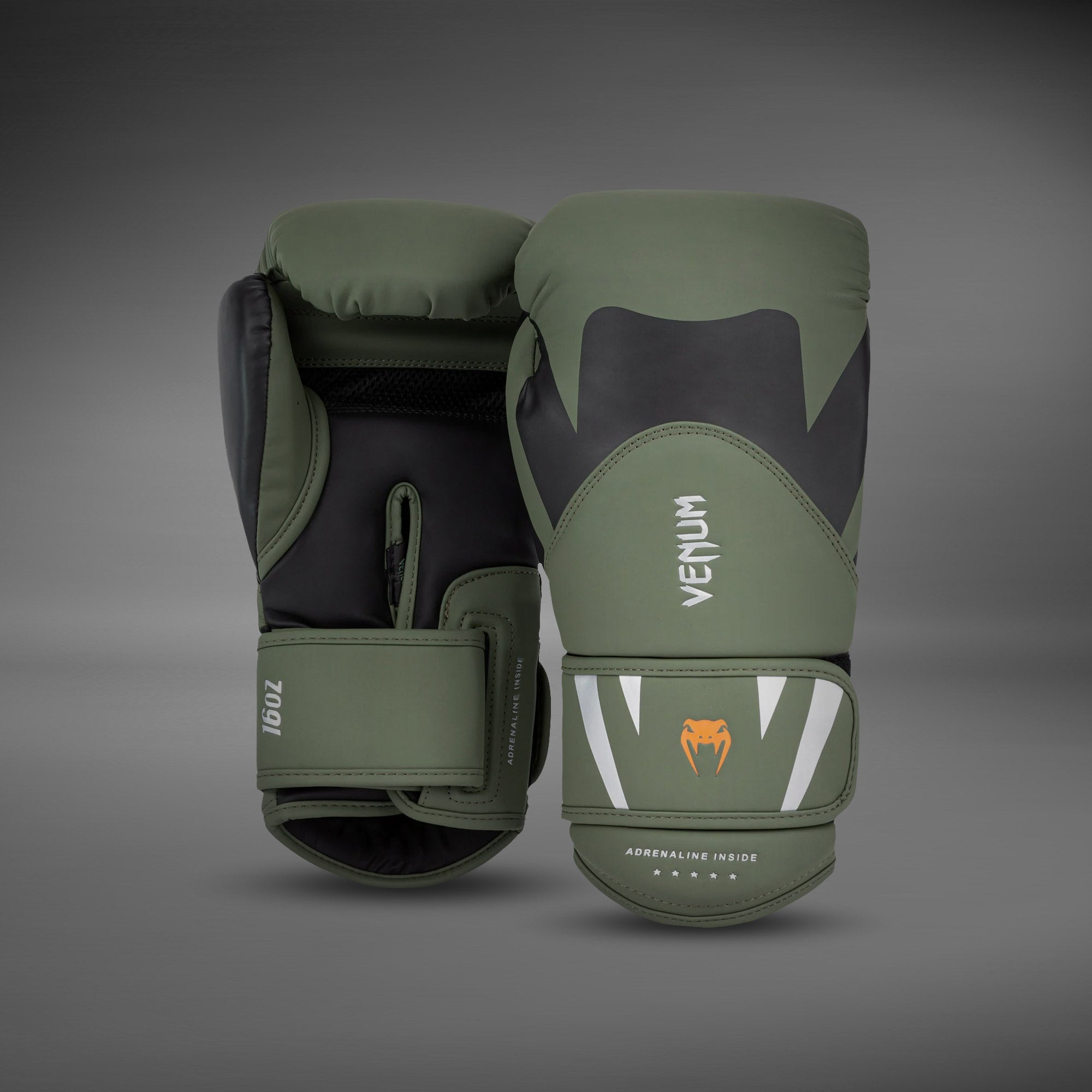venum-challenger-4-0-boxhandschuhe-khaki-schwarz image 1