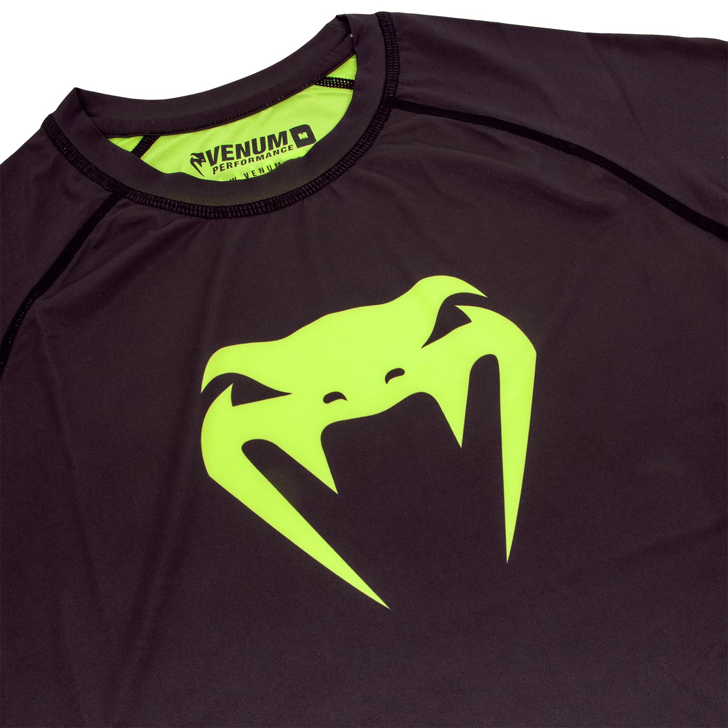 venum-contender-3-0-kompression-t-shirt-kurzarm-schwarz-neongelb image 5