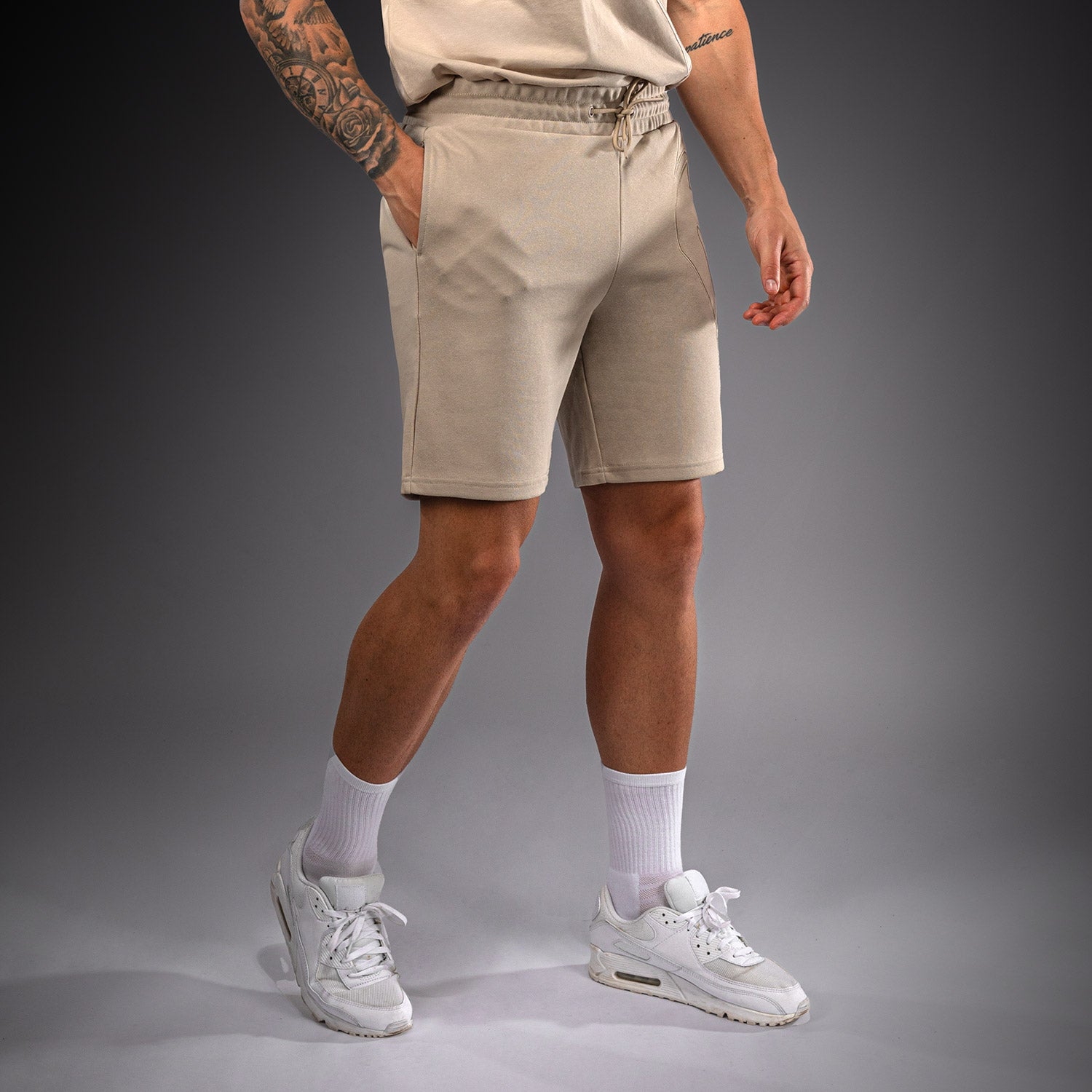 venum-giant-3d-cotton-shorts-herren-hellbeige image 4