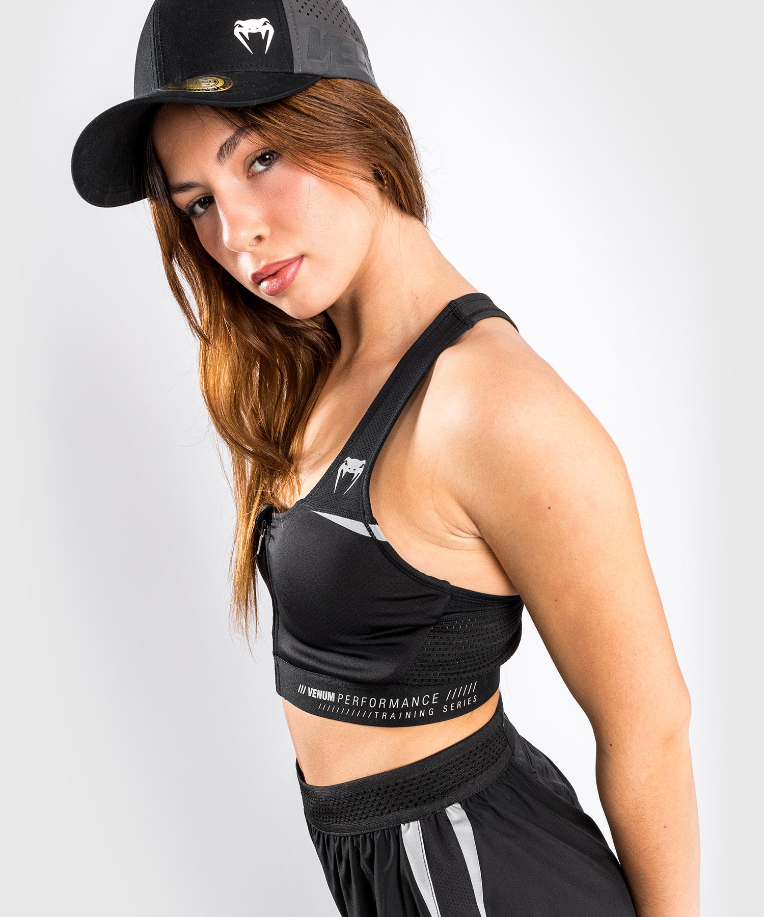 venum-tempest-2-0-sport-bh-damen-schwarz-grau image 2