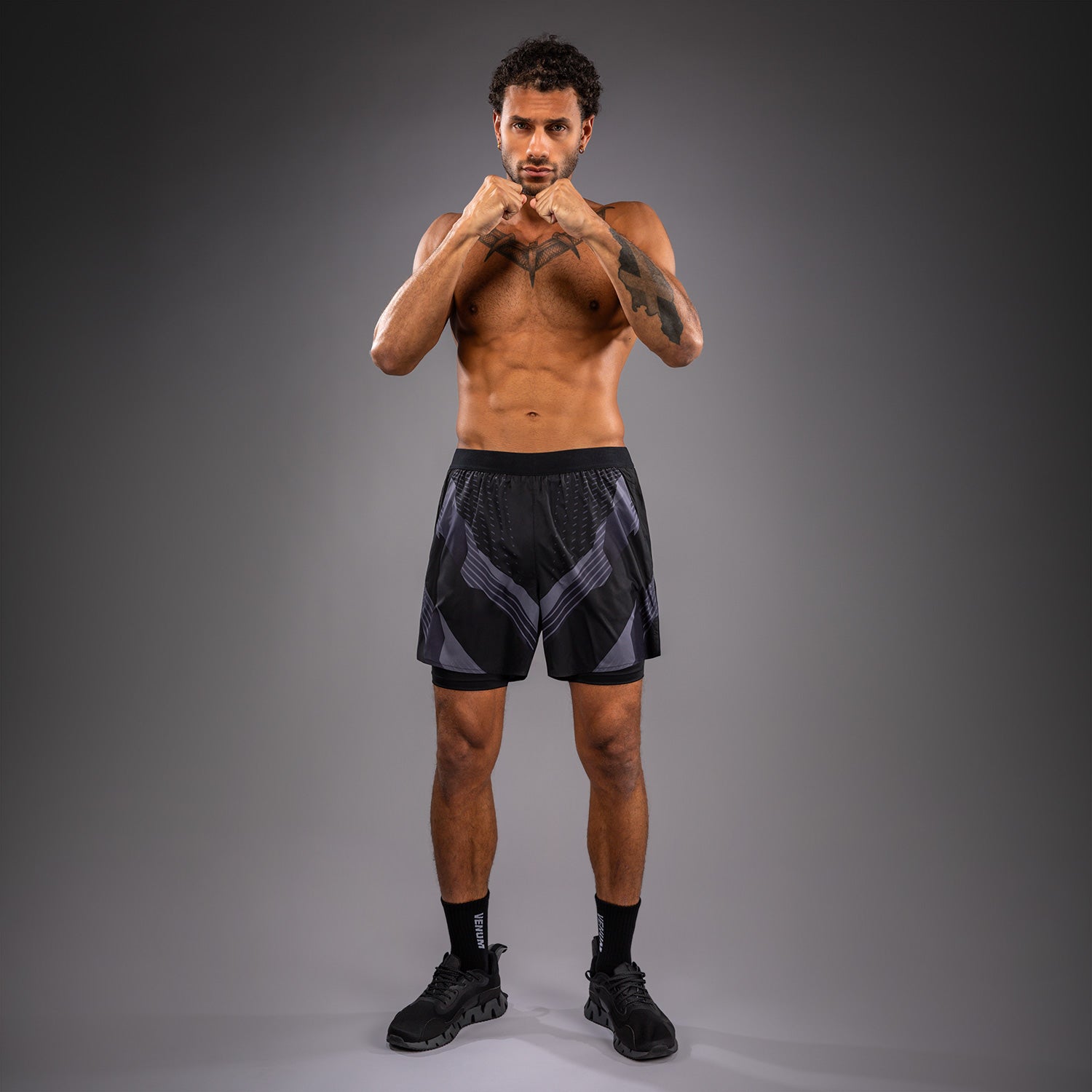 venum-no-gi-6-0-trainingsshorts-schwarz-grau image 5