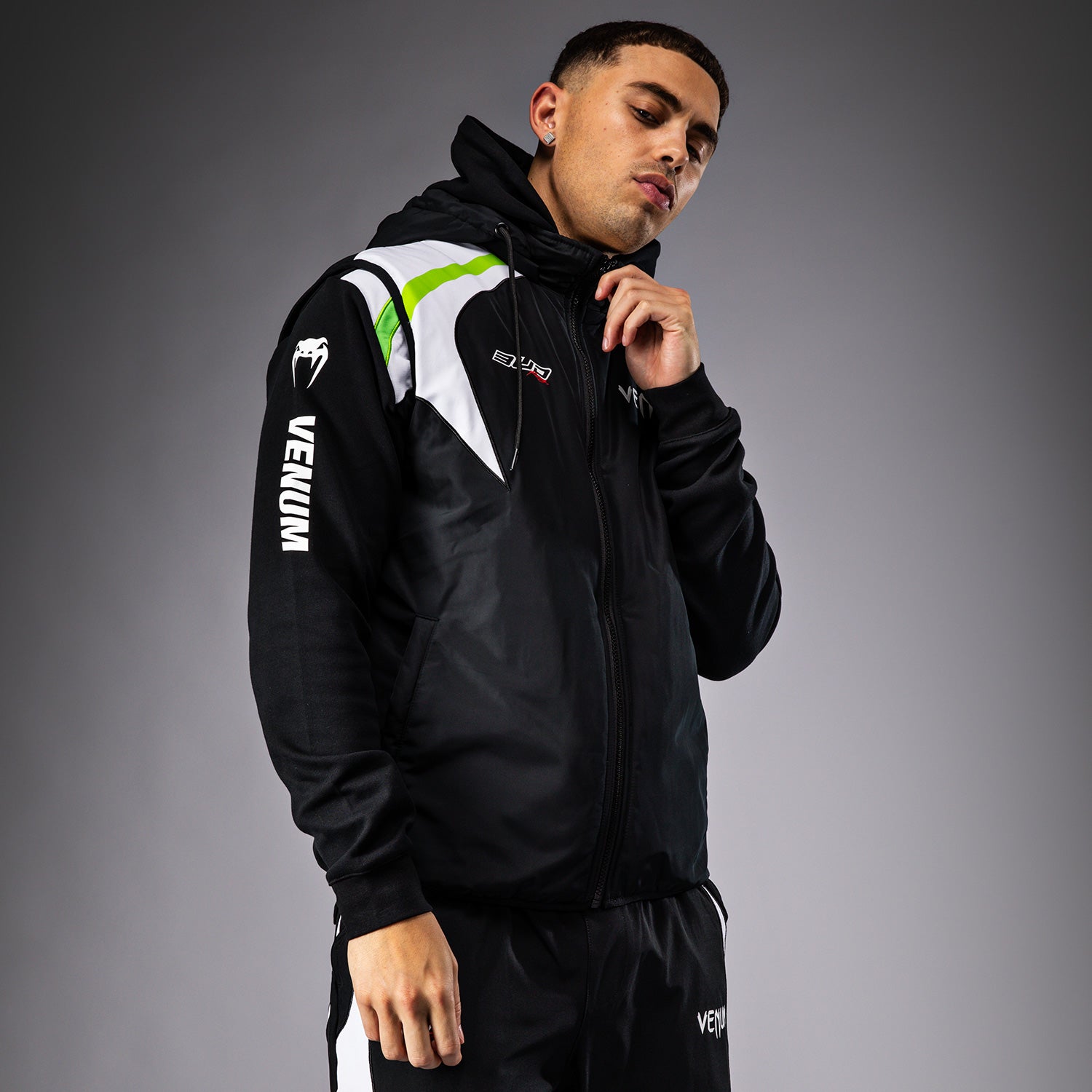 venum-x-bud-racing-herren-weste-rmellos-schwarz-wei-lindgr-n image 4