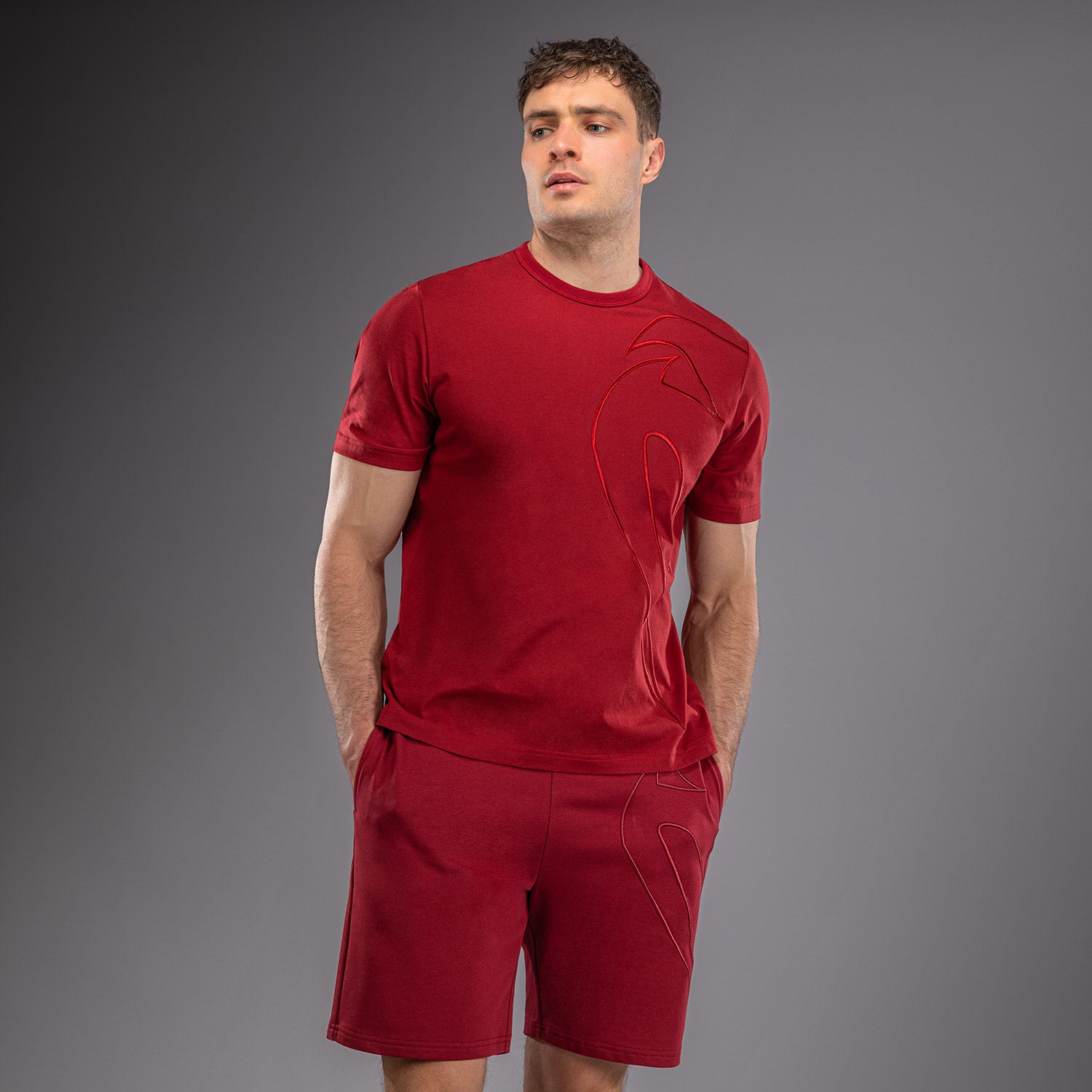 venum-giant-3d-t-shirt-aus-baumwolle-rot-f-r-herren image 2