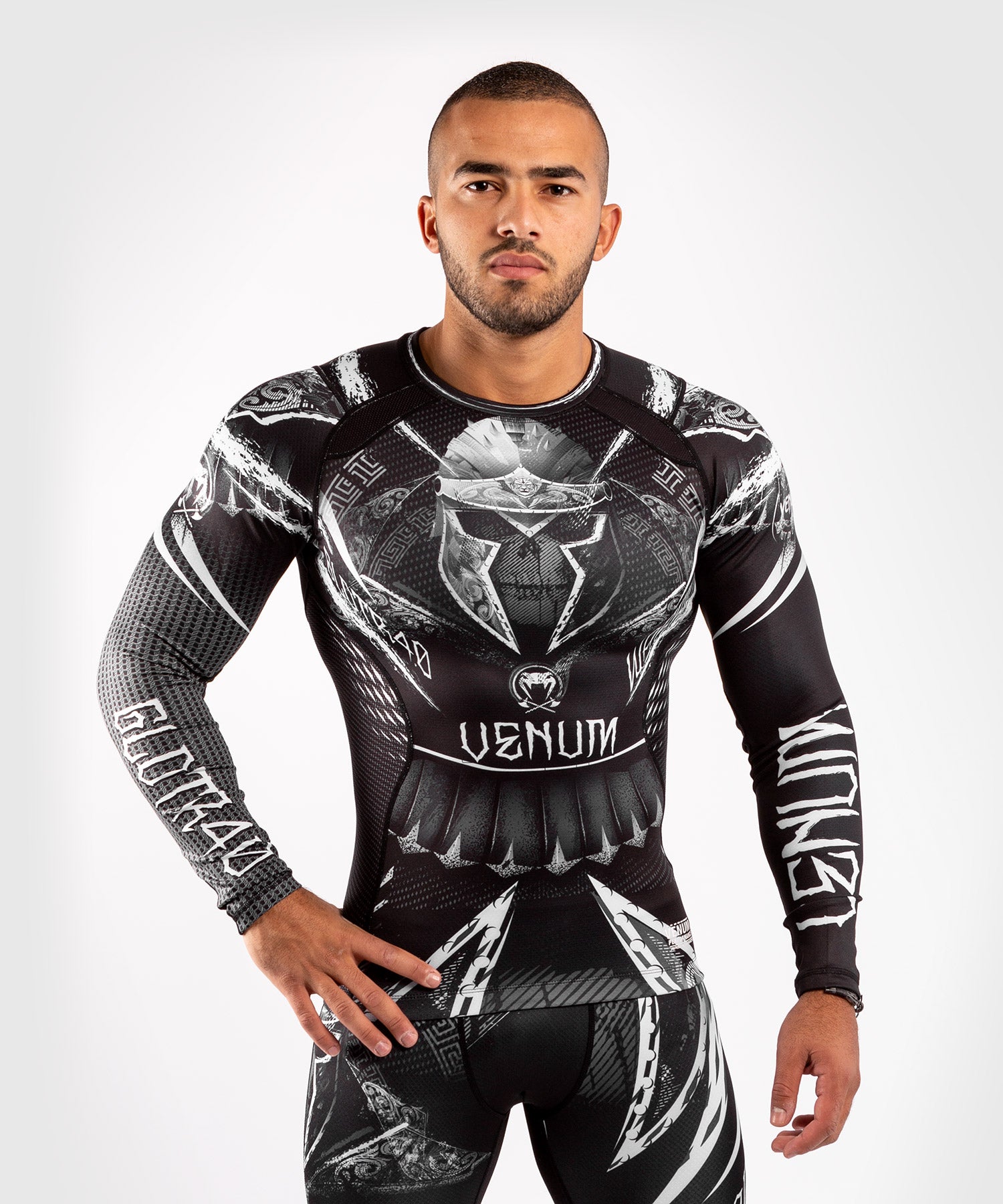 venum-gldtr-4-0-langarm-rashguard-schwarz-wei-compression image 1