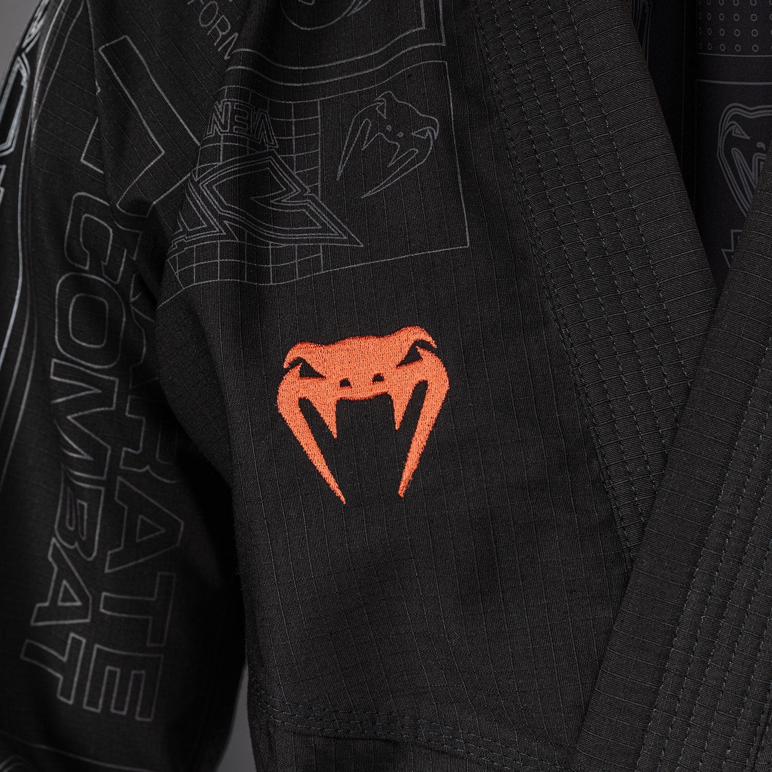 venum-karate-combat-gi-schwarz-grau image 8