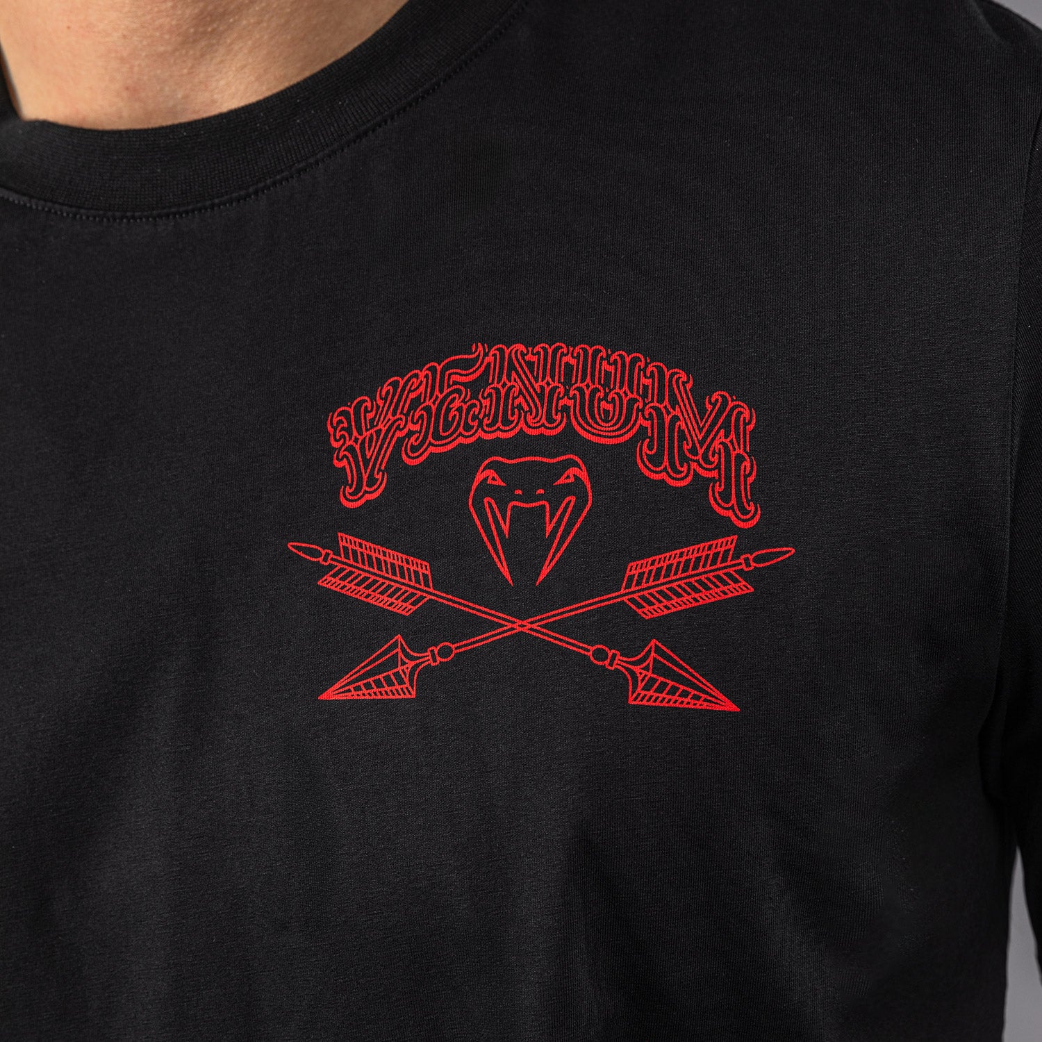 venum-wolf-atak-t-shirt-herren-schwarz-rot image 5