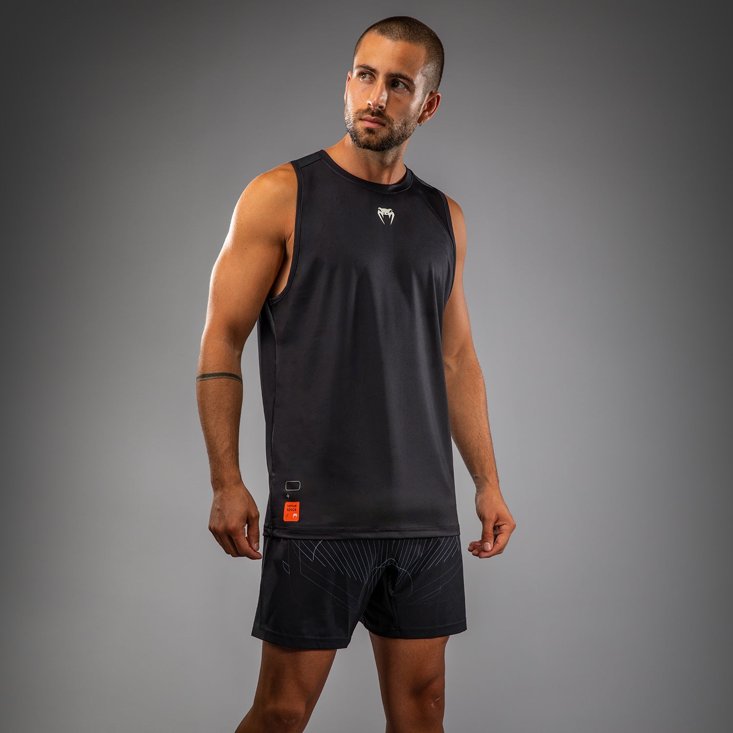 venum-eclipse-dry-tech-tank-top-schwarz-ivory-herren image 2