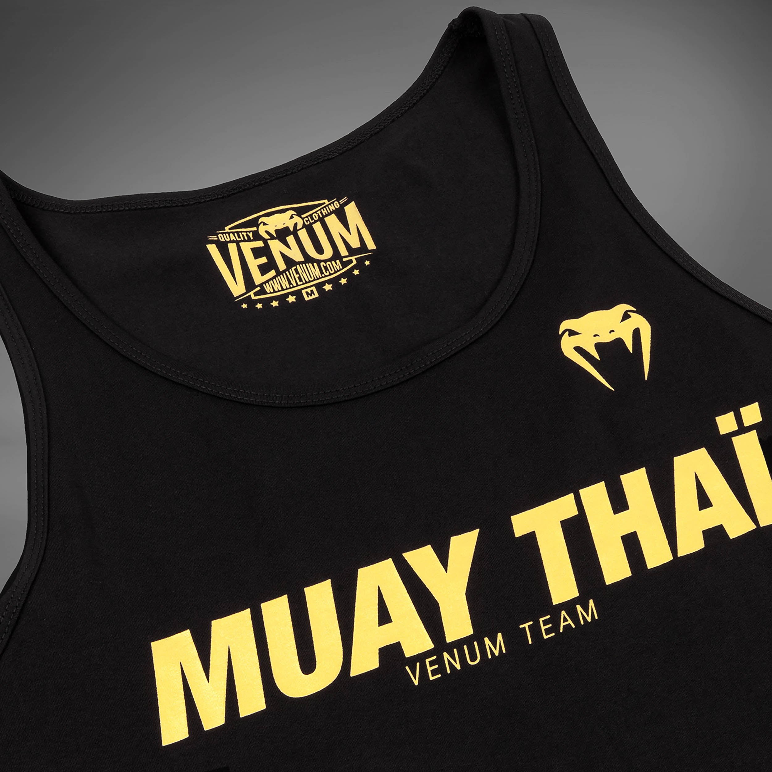 venum-muay-thai-vt-tank-top-herren-schwarz-gold image 4