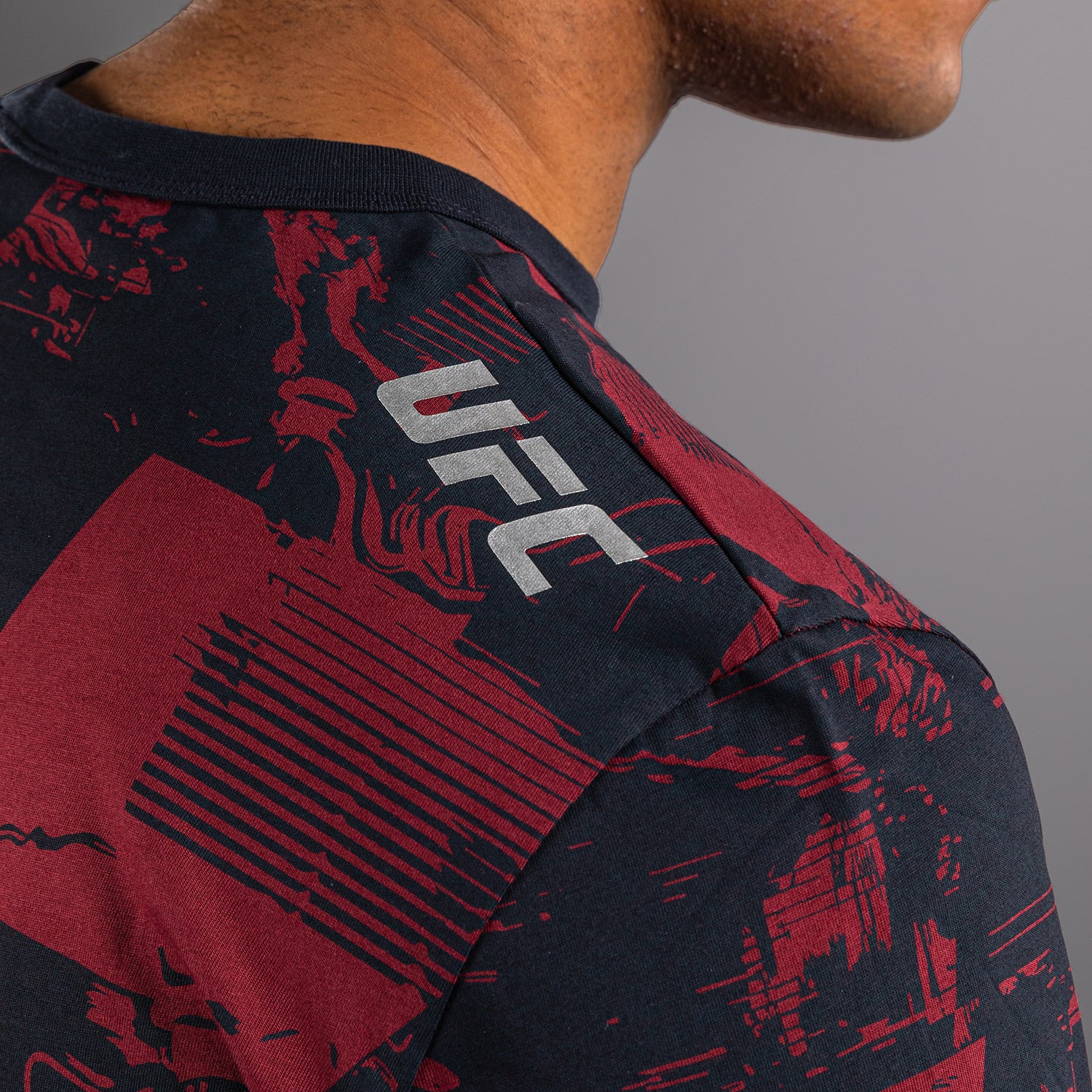 ufc-zenith-by-venum-authentic-fight-week-langarm-t-shirt-herren-marineblau-burgu image 7