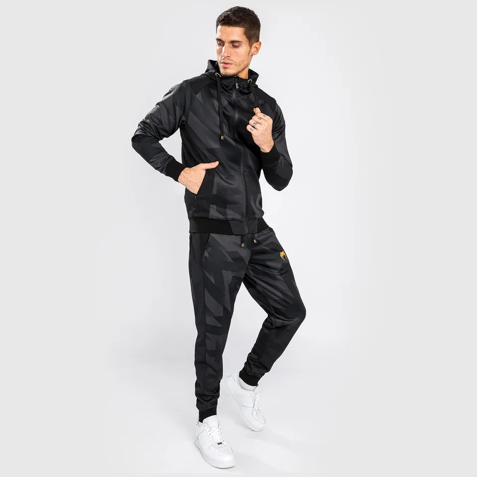 venum-razor-kapuzen-sweatshirt-mit-rei-verschluss-schwarz-gold image 1