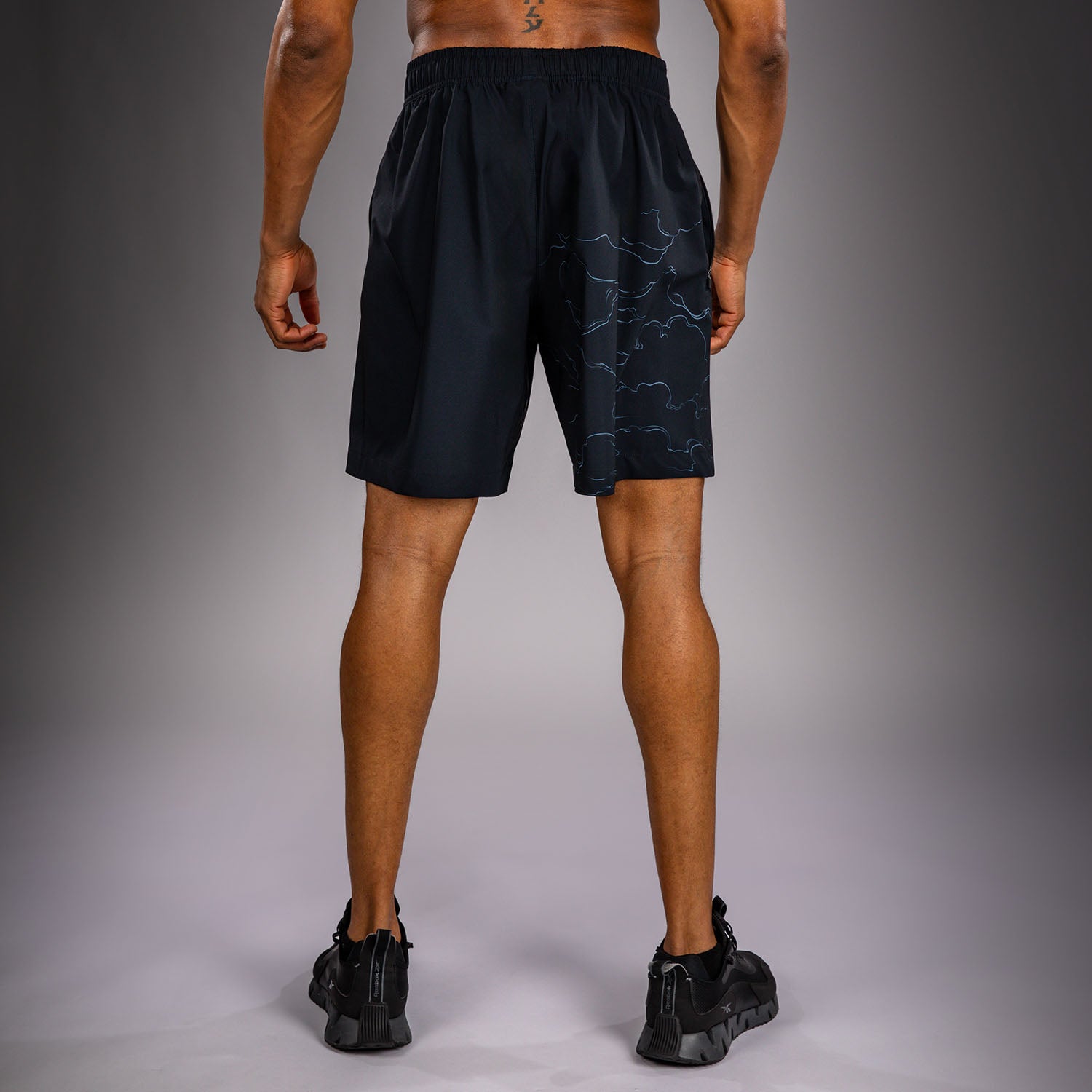 venum-thunder-dragon-trainingsshorts-schwarz-grau-kupfer image 4