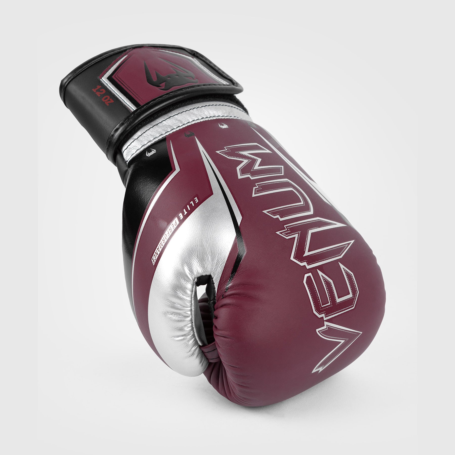 venum-elite-evo-boxhandschuhe-burgund-silber image 7