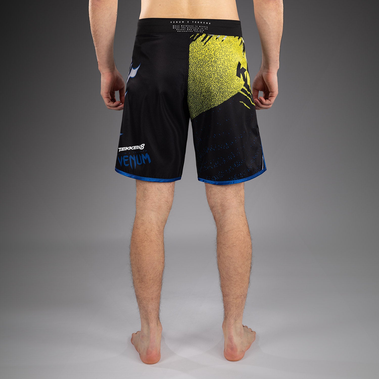 venum-x-tekken-8-king-fightshorts-schwarz-gelb image 4
