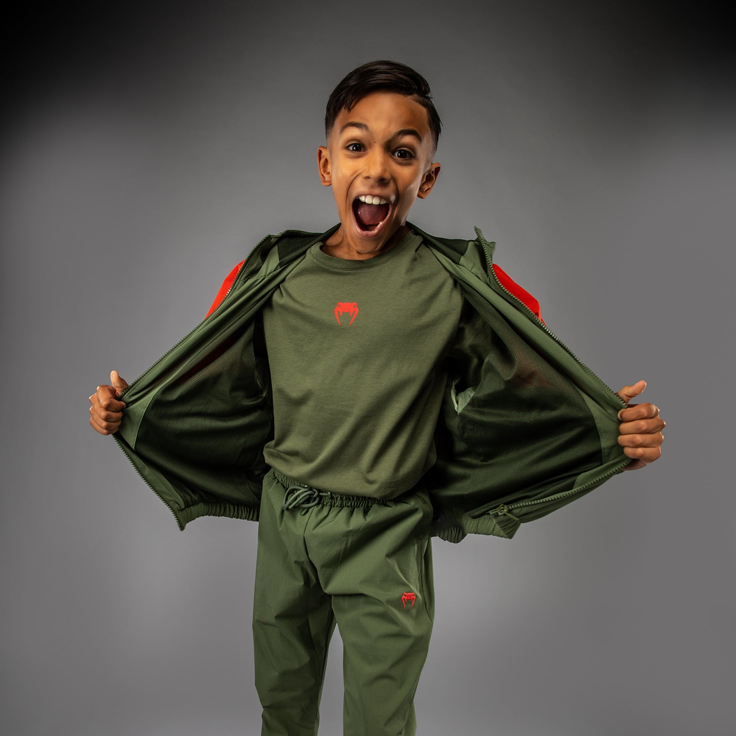 venum-vectra-kinder-trainingsjacke-armeegr-n-orange image 6