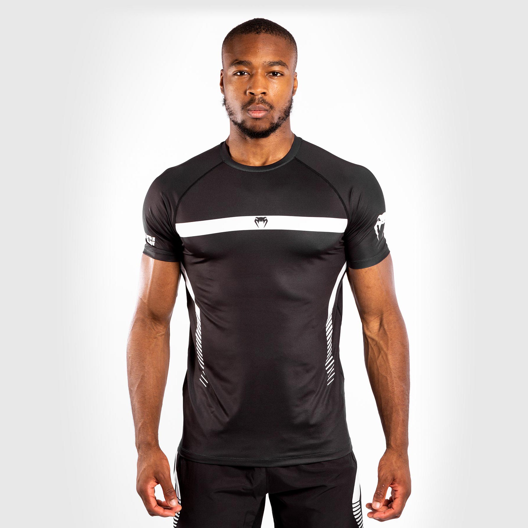 venum-no-gi-3-0-dry-tech-t-shirt-schwarz-wei-herren image 1
