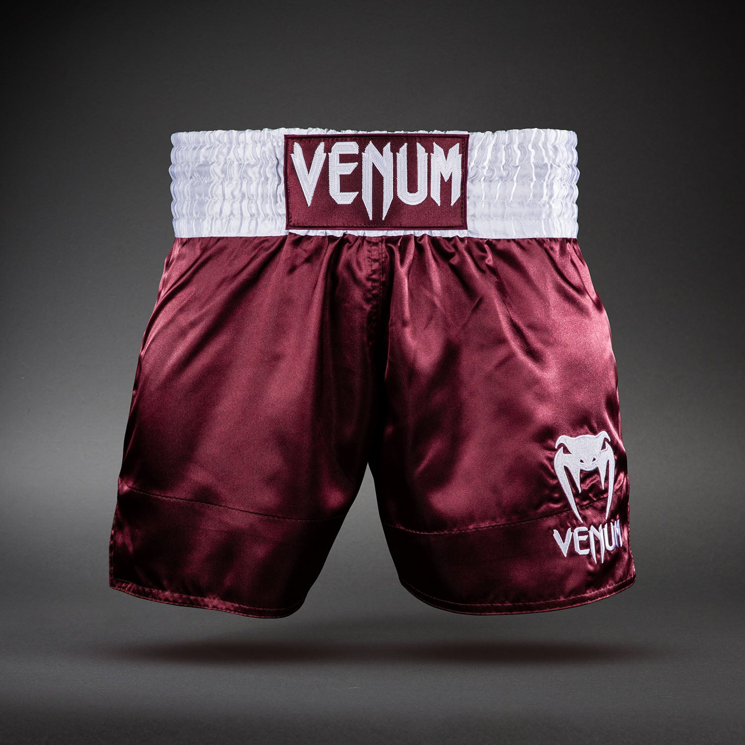 venum-classic-muay-thai-shorts-unisex-burgunder image 1