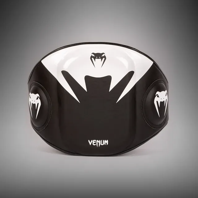 venum-elite-coaching-pads-leder-mini-paar-schwarz-wei image 1