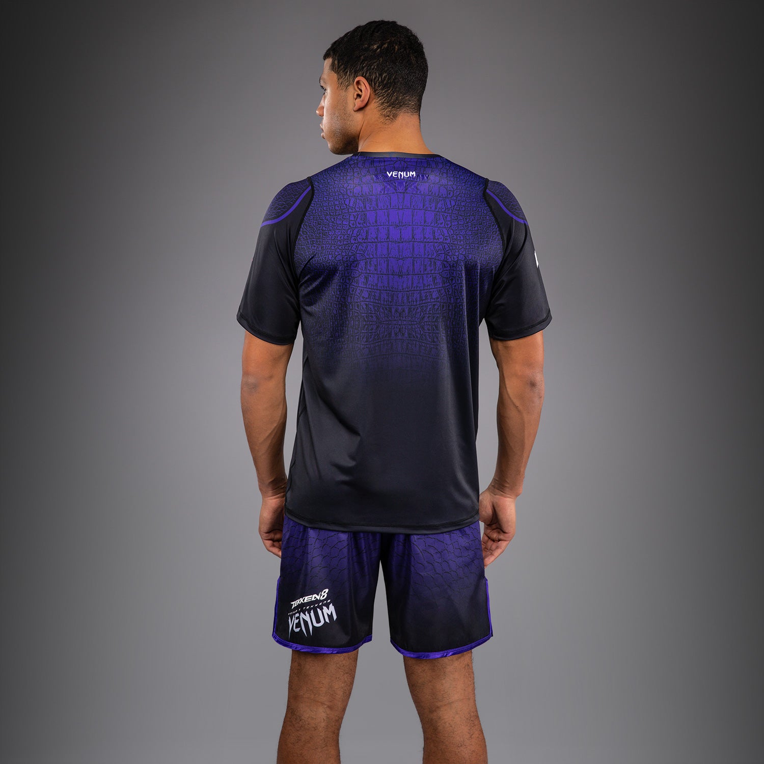 venum-x-tekken-8-dry-tech-t-shirt-kazuya-herren-schwarz-lila image 3