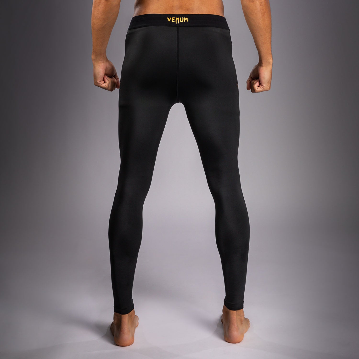 venum-g-core-spats-herren-schwarz-gold-kompressionshose-grappling image 4