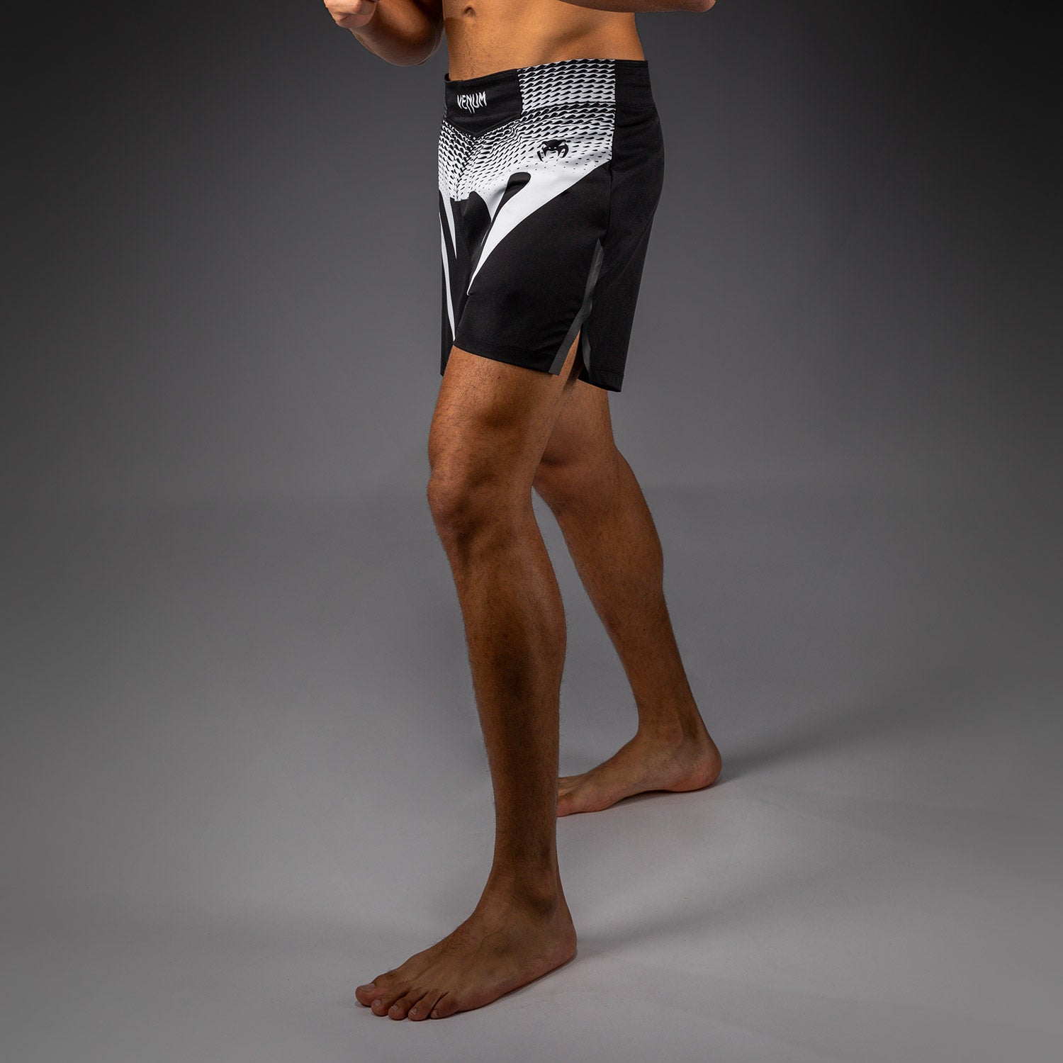 venum-no-gi-fightshorts-schwarz-wei image 2