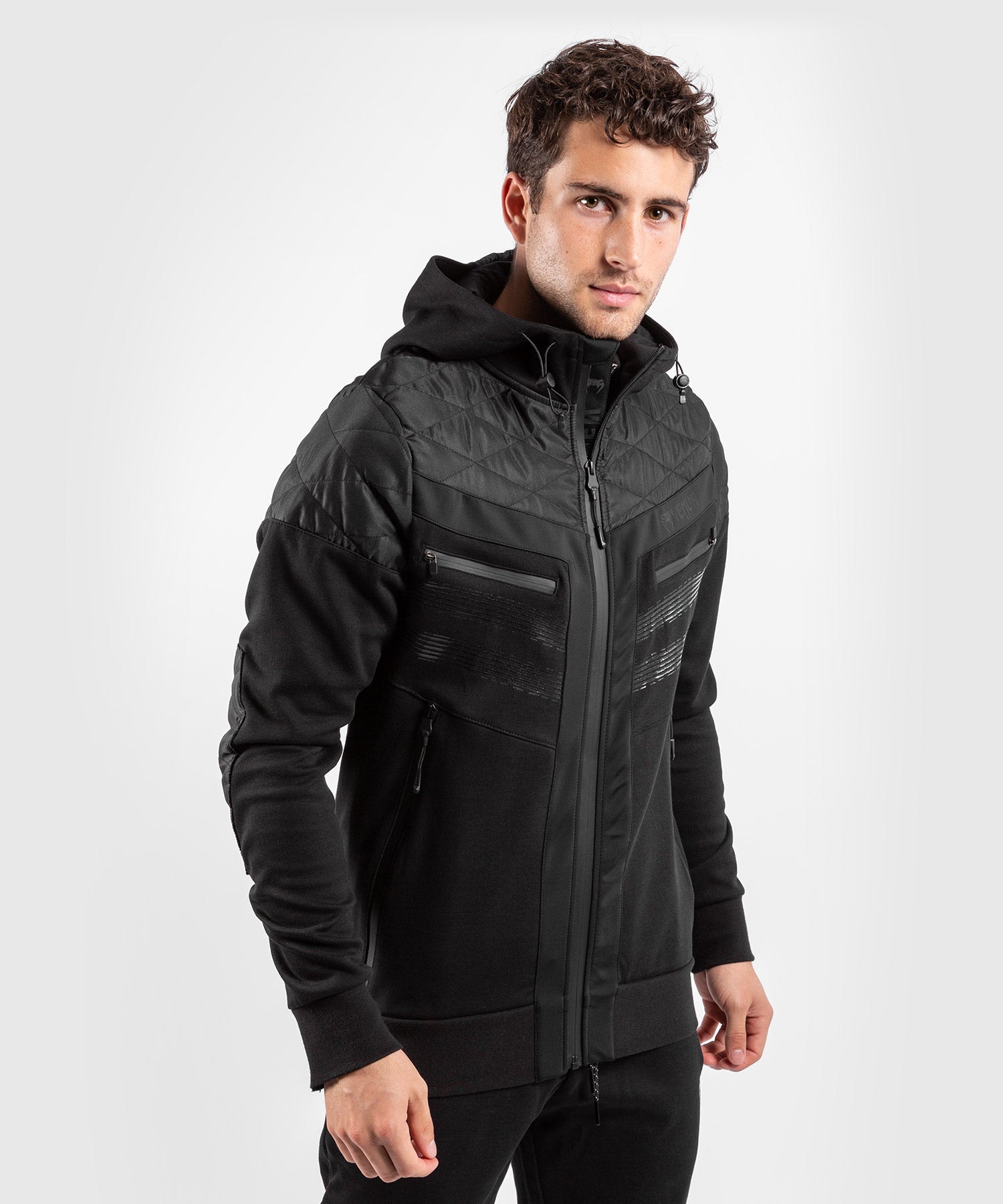 venum-laser-2-0-hoodie-sweatshirt-schwarz-schwarz image 3