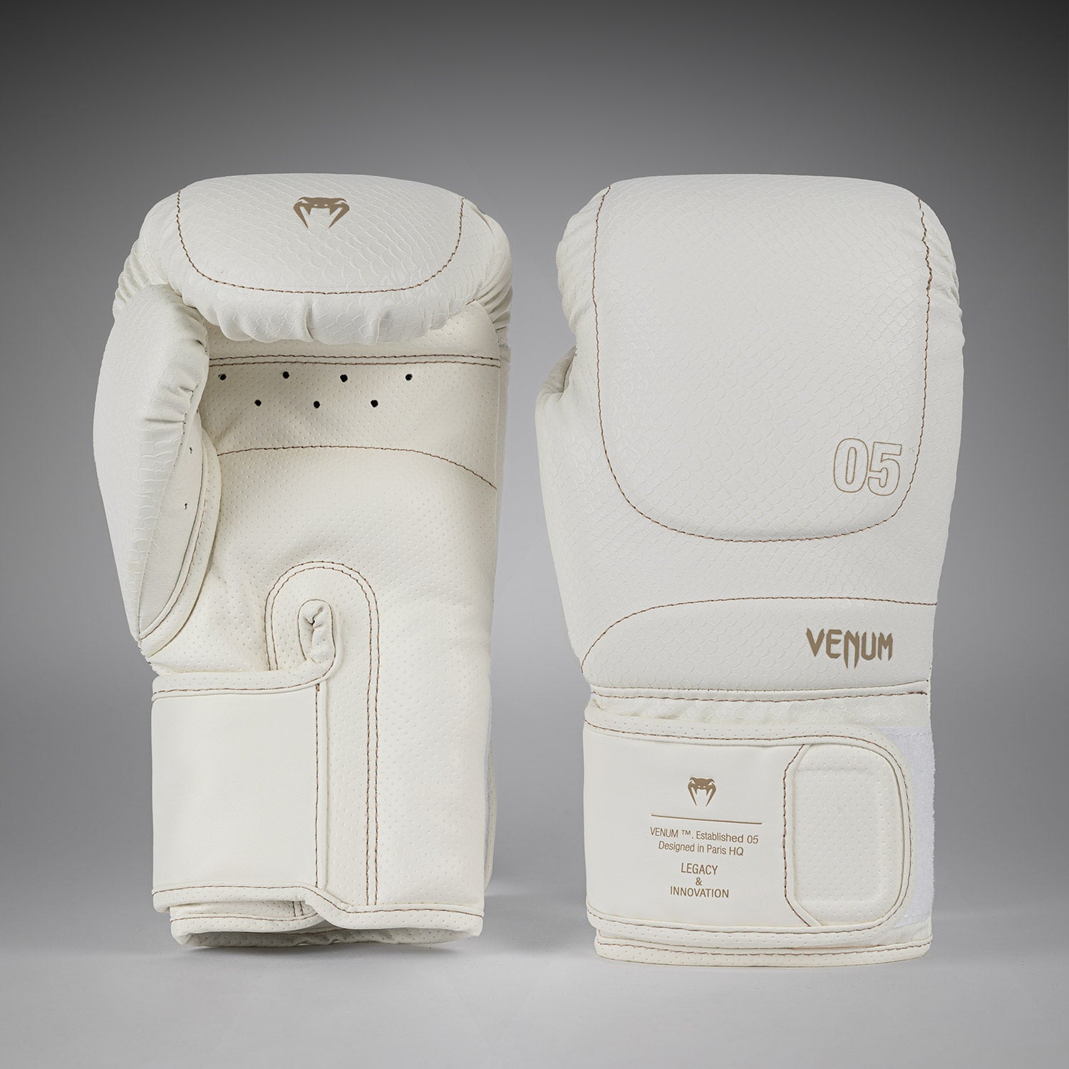 venum-impact-evo-scales-boxhandschuhe-elfenbein image 1