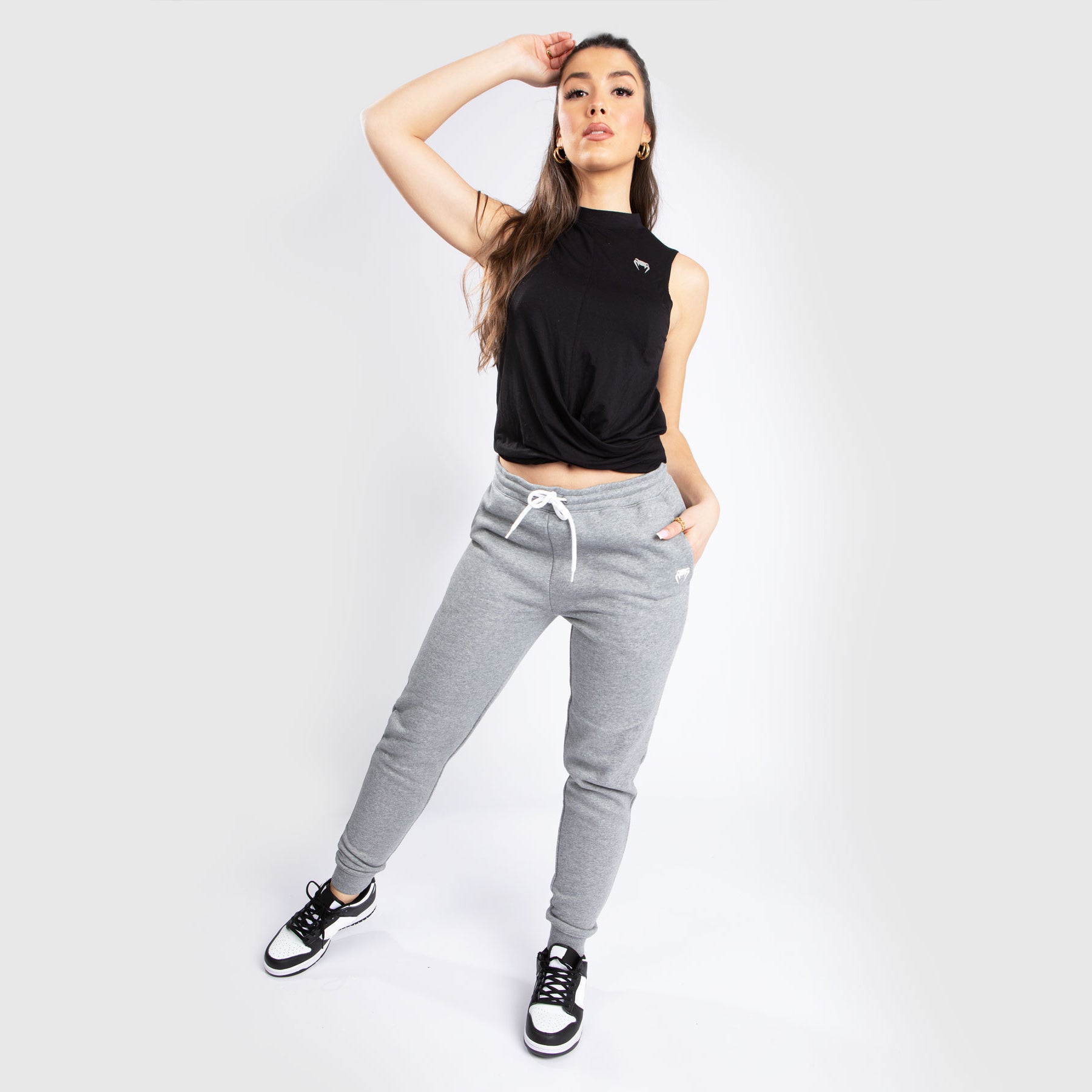venum-classic-jogginghose-f-r-frauen-hellgrau-meliert image 4