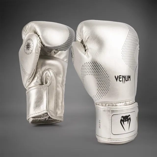 venum-nexus-boxhandschuhe-klettverschluss-silber-schwarz image 1