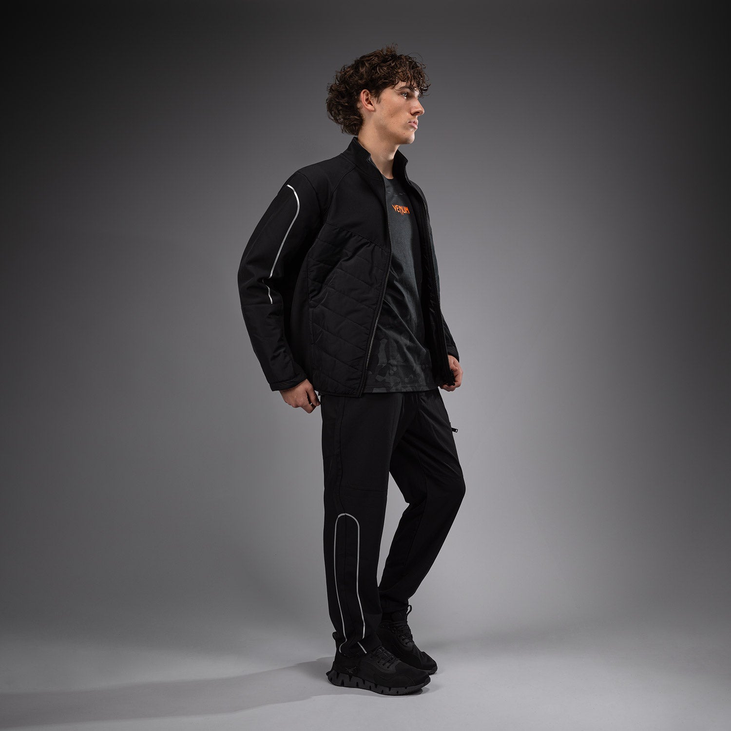venum-paddock-softshell-jacke-lange-rmel-schwarz image 2