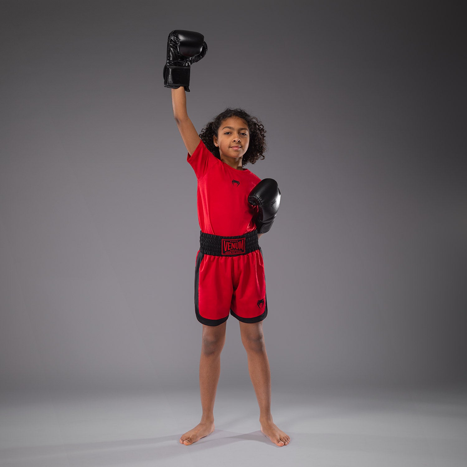 venum-classic-kinder-boxing-shorts-kirschrot image 2