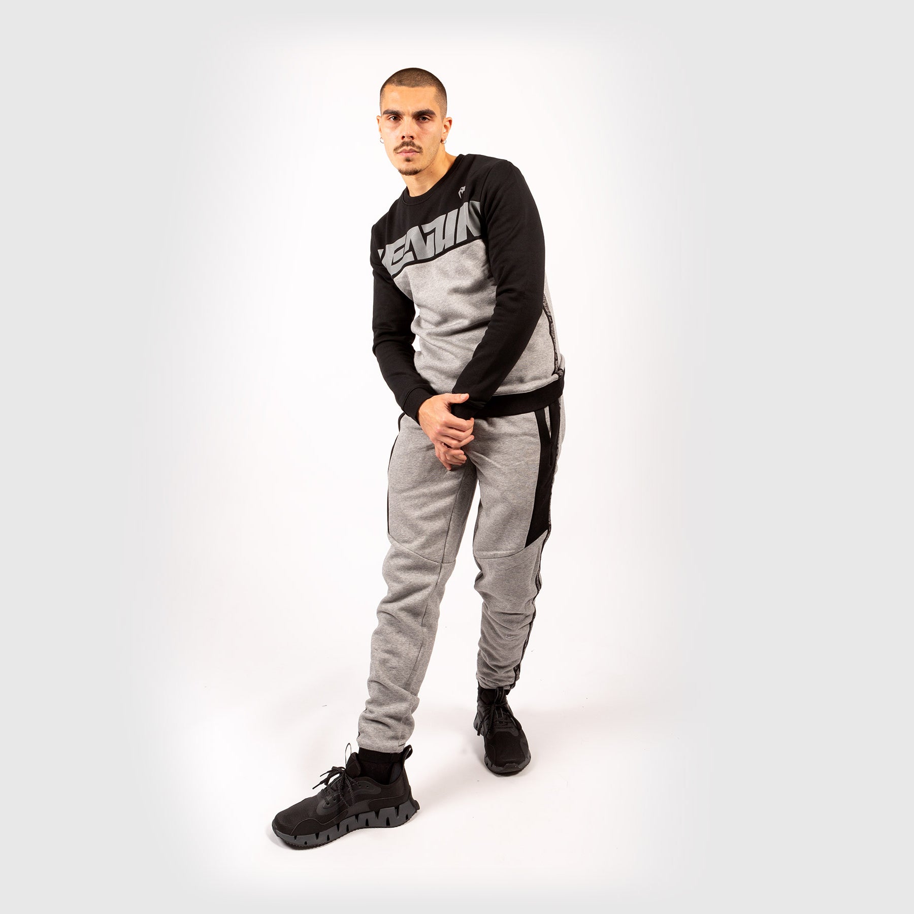 venum-connect-sweatshirt-f-r-herren-schwarz-dunkelheide-grau image 5