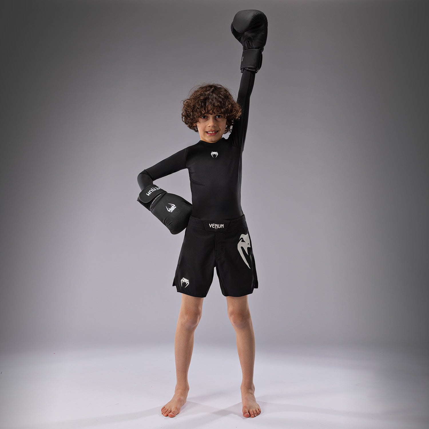 venum-light-kinder-fight-shorts-schwarz image 1