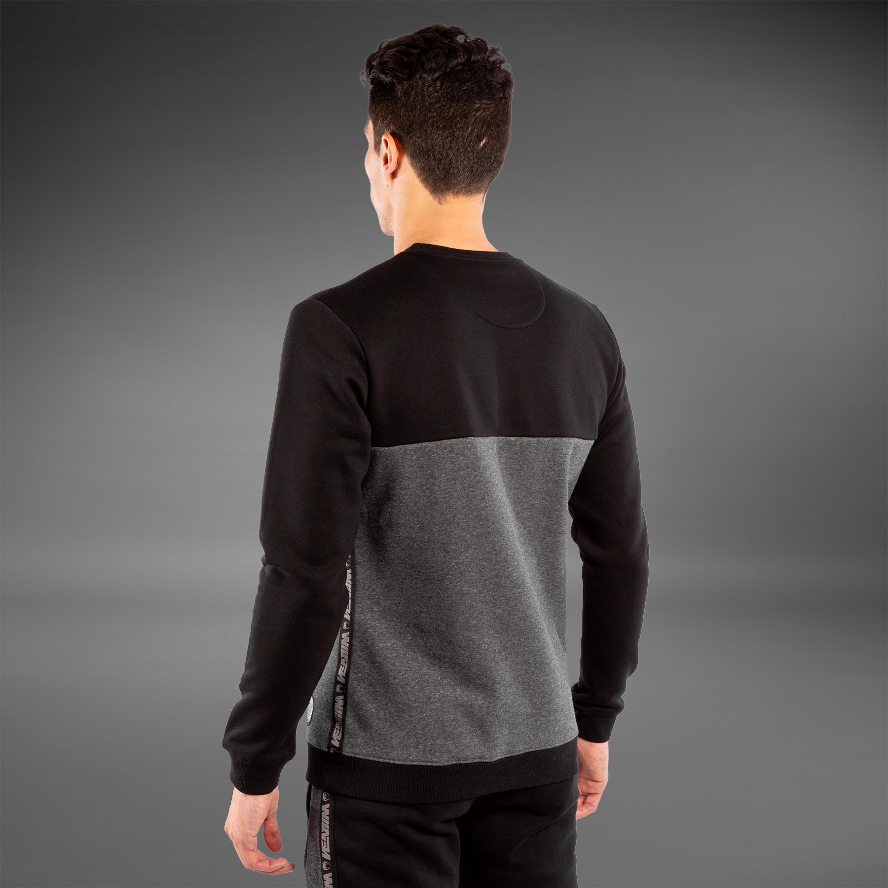 venum-rafter-sweatshirt-herren-dunkelgrau-meliert image 3