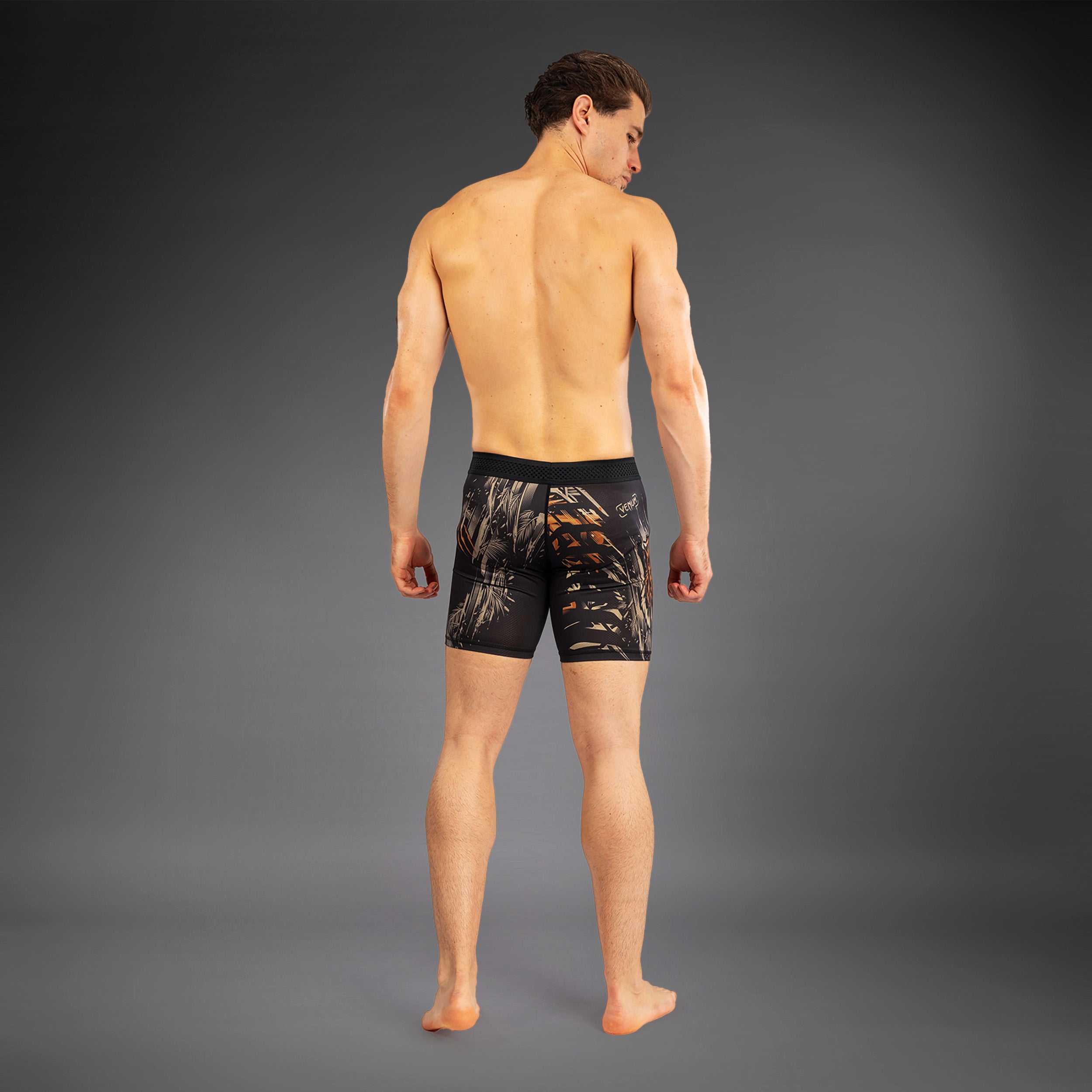 venum-tiger-vale-tudo-shorts-herren-schwarz-neon-orange image 3