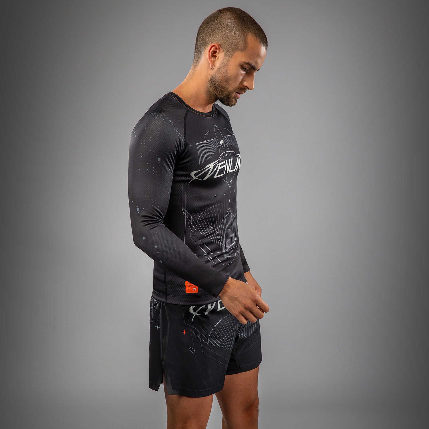 venum-eclipse-langarm-rashguard-schwarz-ivory image 3