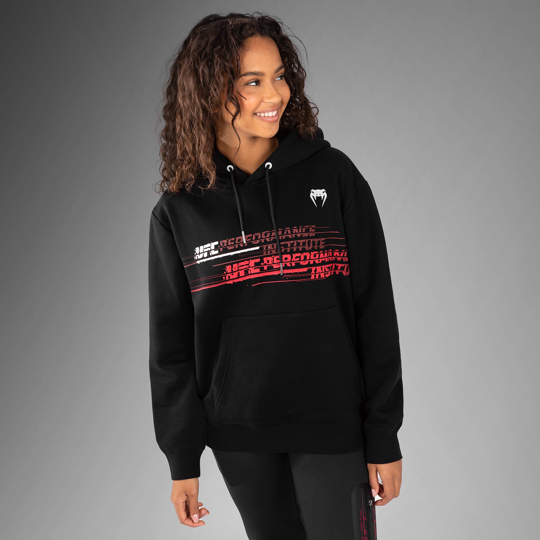 venum-ufc-performance-institute-2-0-hoodie-damen-schwarz-rot image 8