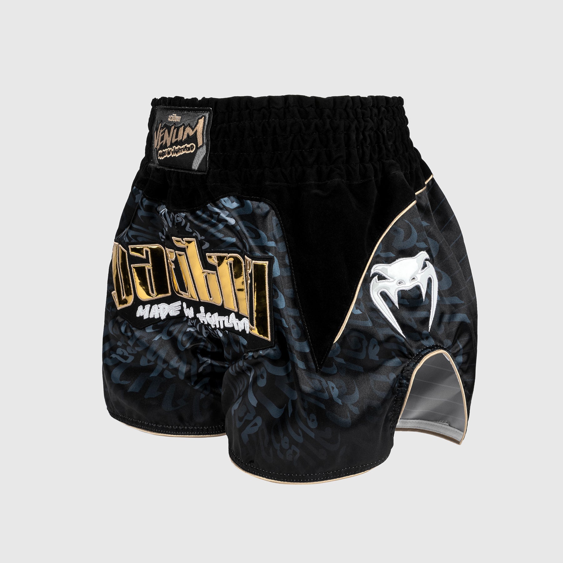 venum-attack-muay-thai-shorts-schwarz-grau image 2