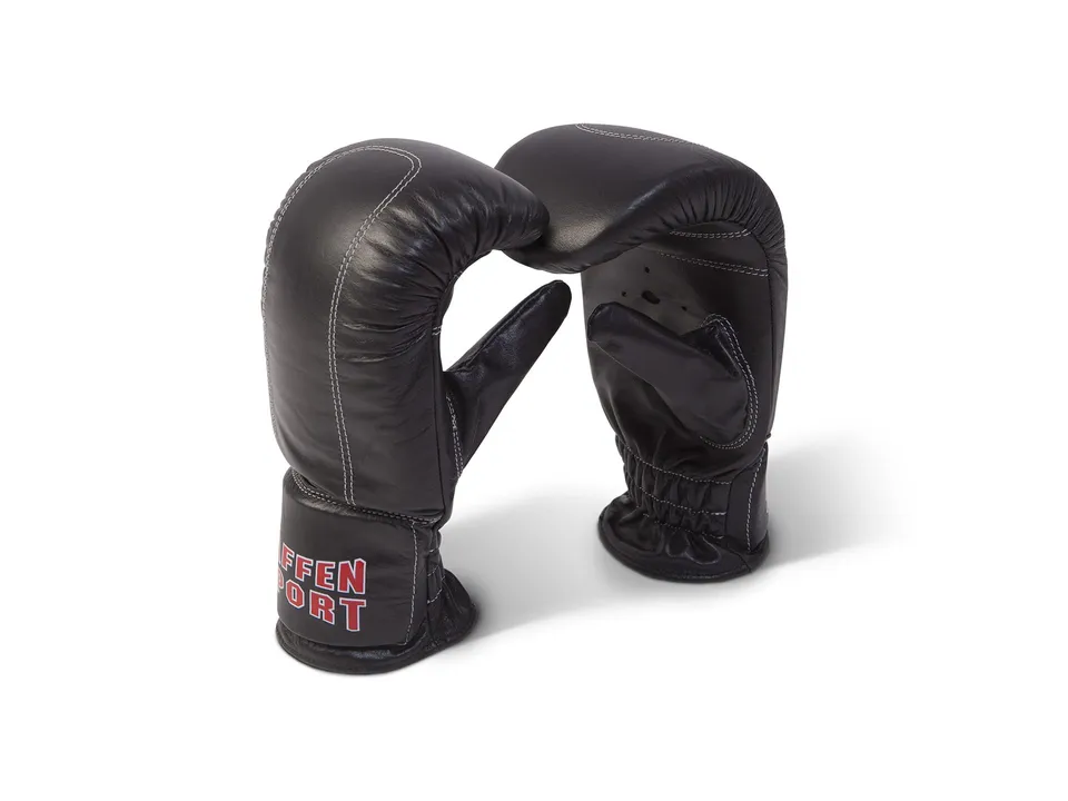 paffen-sport-kibo-fight-boxsack-handschuhe-aus-leder-mit-gummizug image 1