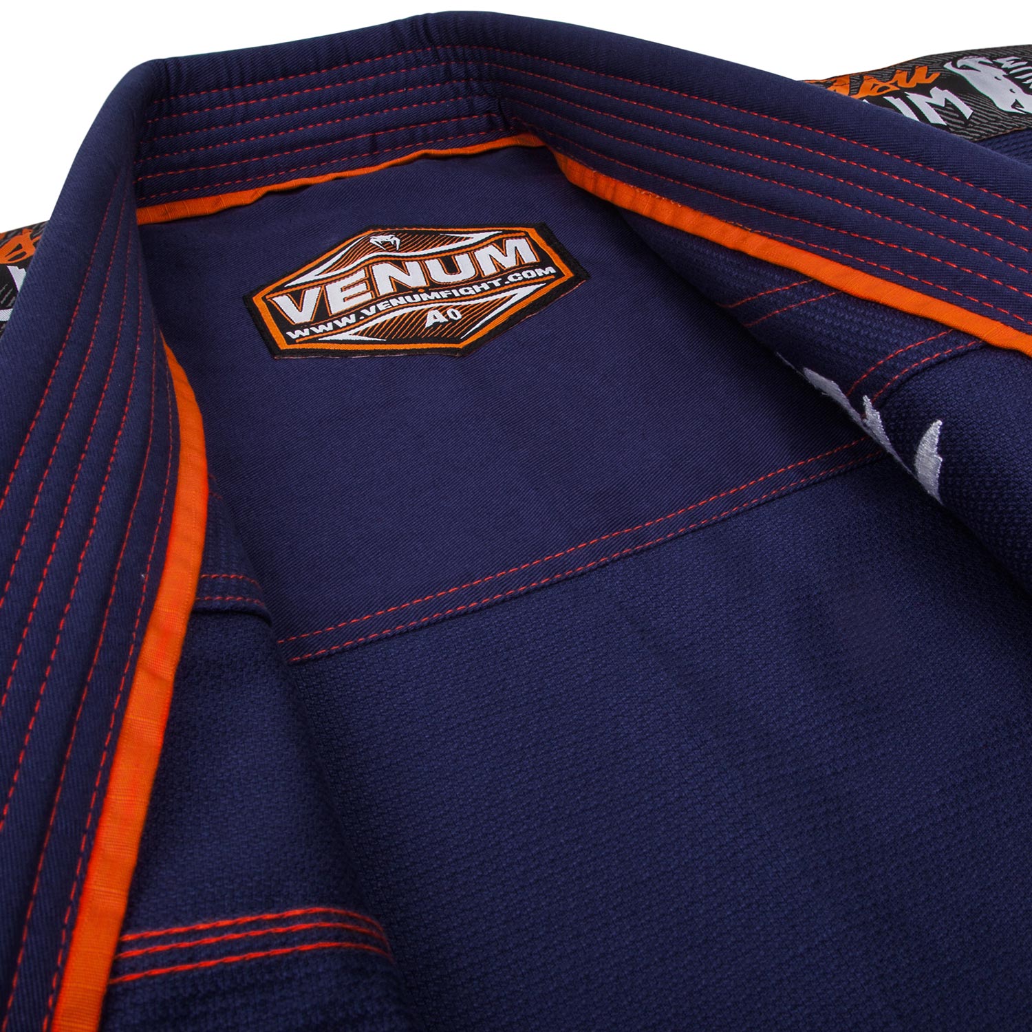 venum-challenger-3-0-bjj-gi-marineblau-orange image 7