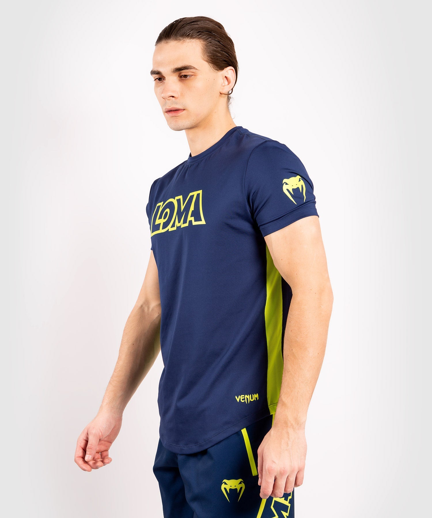 venum-origins-dry-tech-t-shirt-blau-gelb image 2