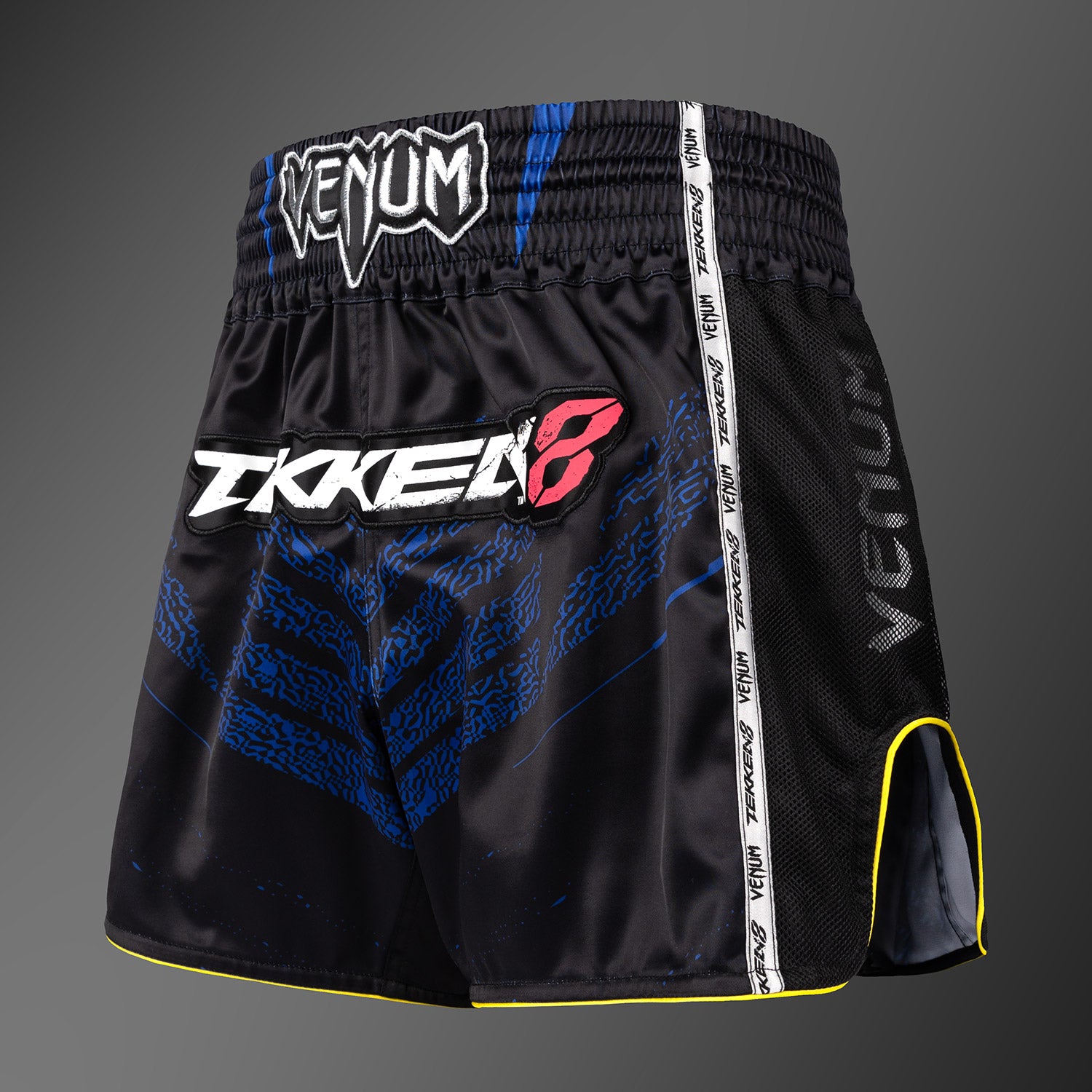 venum-x-tekken-8-king-muay-thai-shorts-schwarz-gelb image 2