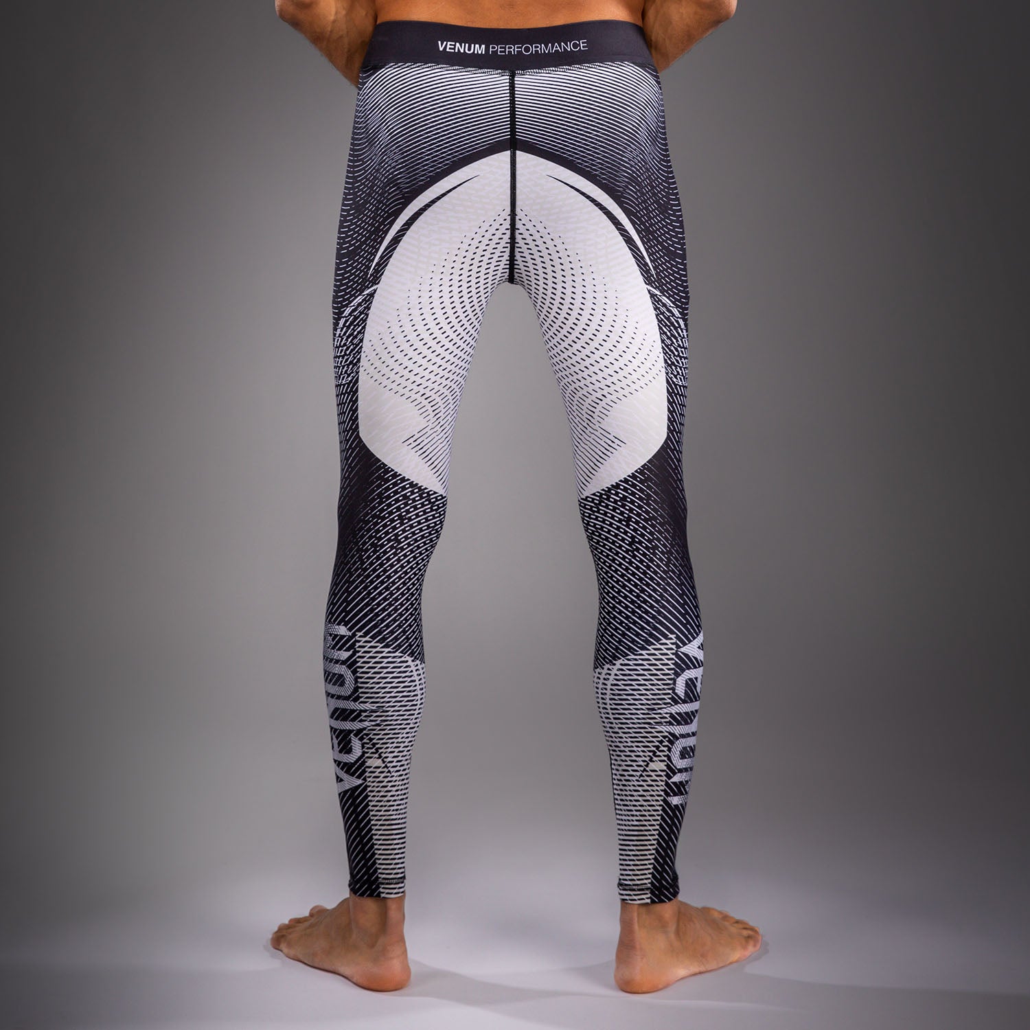 venum-galactic-3-0-spats-herren-kompressionstights-cremewei-schwarz image 5