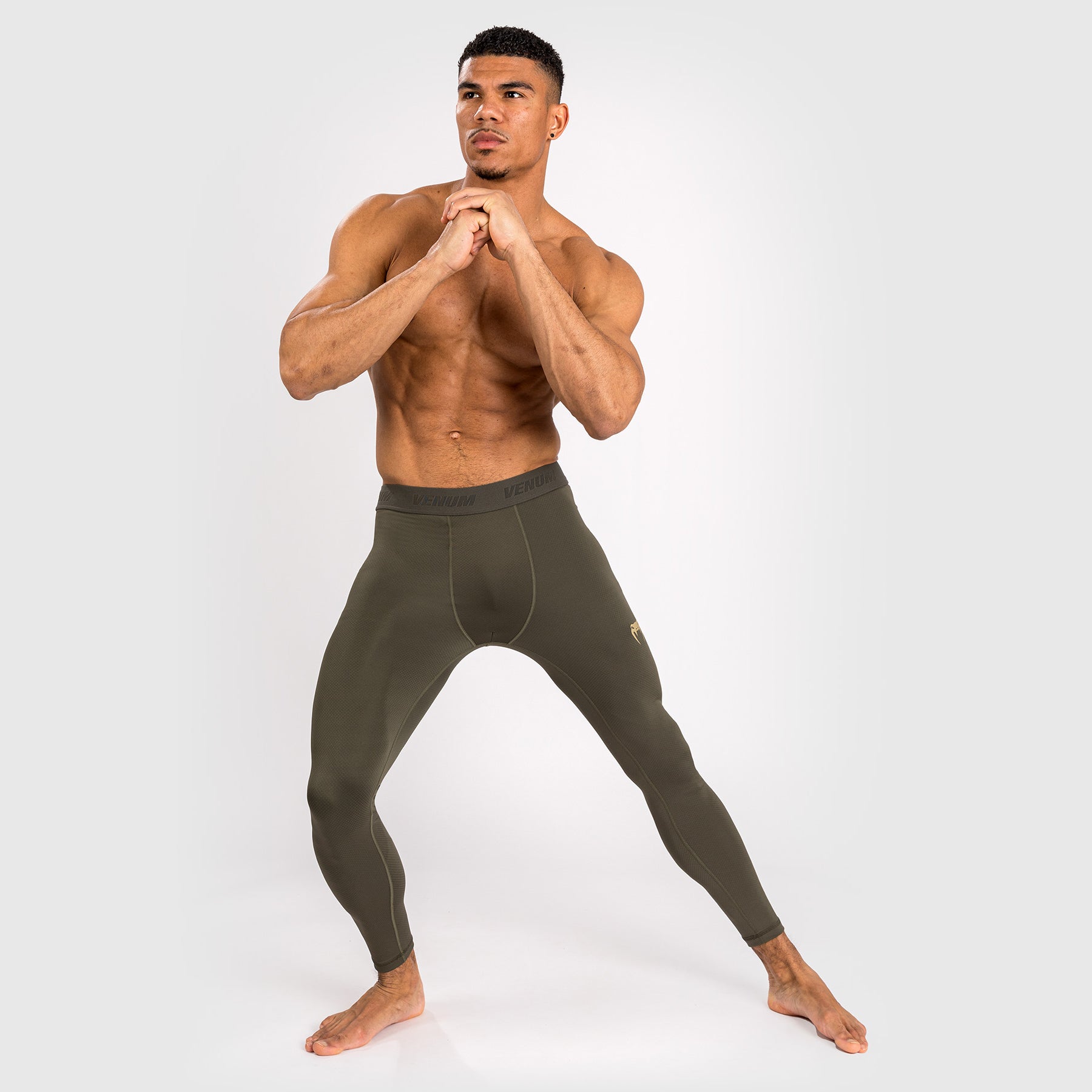 venum-contender-herren-spats-kompressionshose-khaki image 2