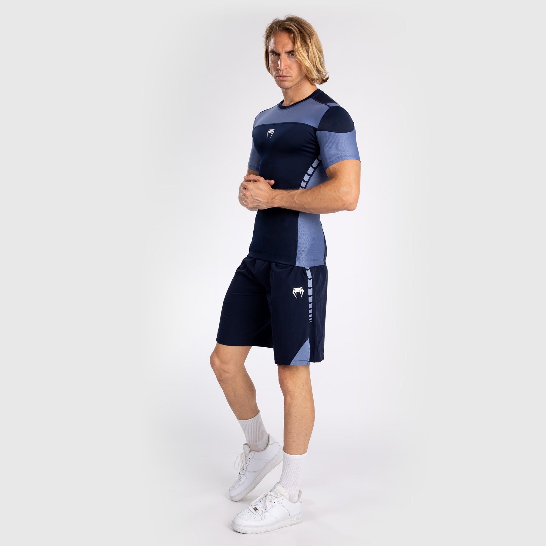 venum-tempest-herren-kurzarm-rashguard-marineblau-blau image 2