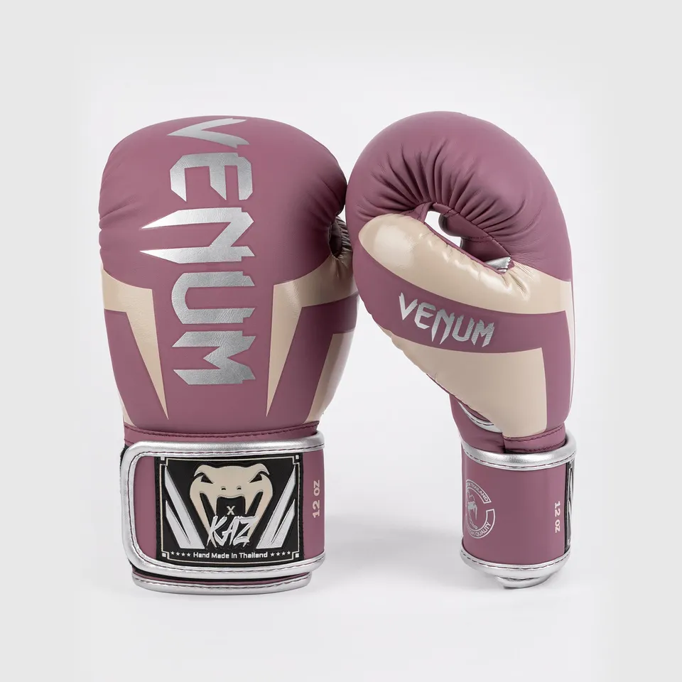 venum-x-kaz-boxhandschuhe-orchidee-silber image 1