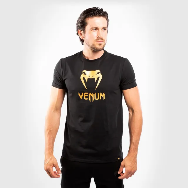 venum-classic-t-shirt-schwarz-gold-herren image 1