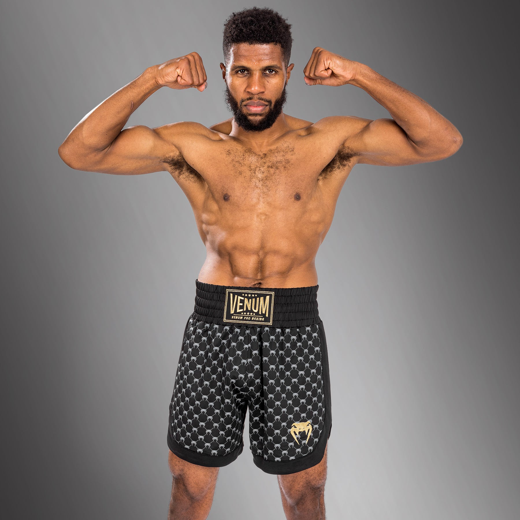 venum-monogram-boxshorts-herren-schwarz image 5