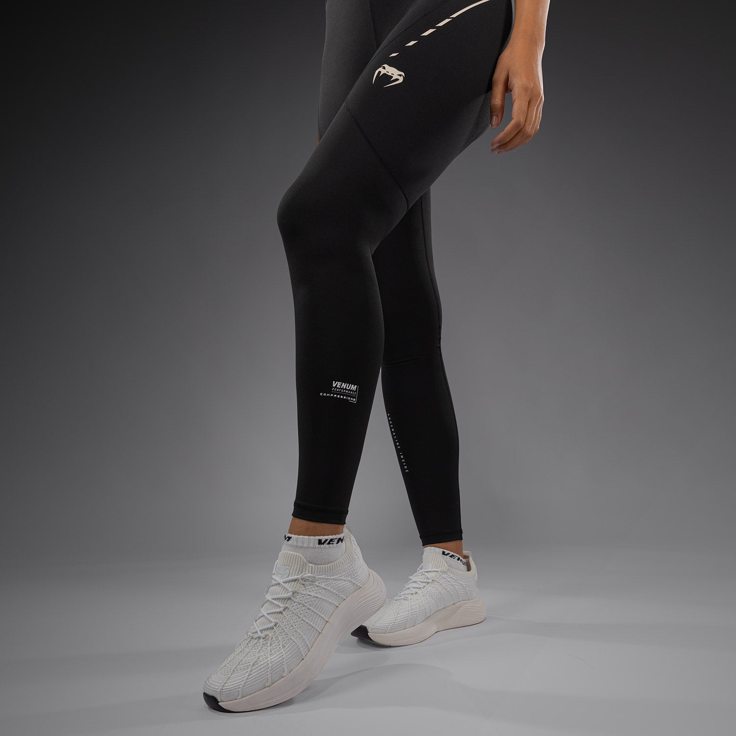 venum-adrenaline-damen-leggings-schwarz-elfenbein image 5