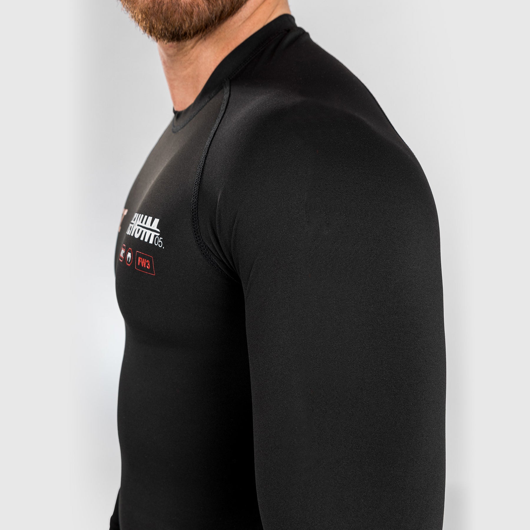 ufc-adrenaline-by-venum-fight-week-performance-rashguard-langarm-herren-schwarz image 8
